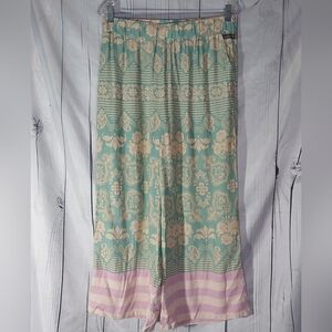 Matilda Jane Salty Kiss Wide Leg Pants Medium Lightweight Boho Beach Pants
